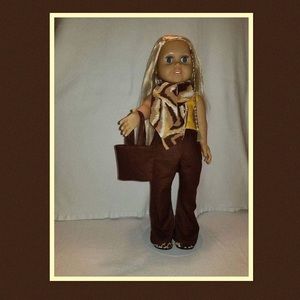 Doll outfit with purse! Beautiful Quality! 18"